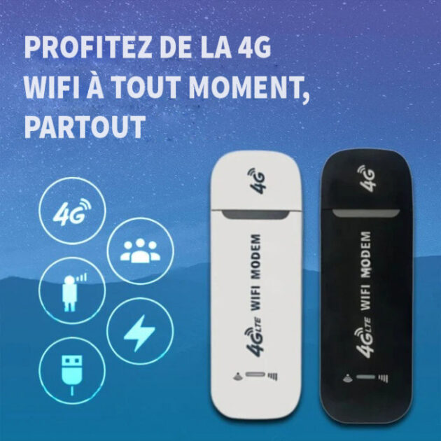 Modem USB 4G WIFI Sans Fil || +10 000 client ⭐⭐⭐⭐ BR